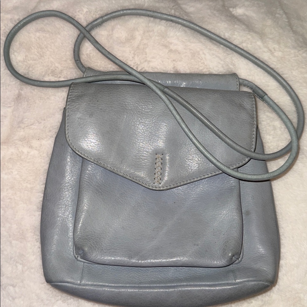 CUTE LIGHT BLUE FOSSIL CROSSBODY PURSE